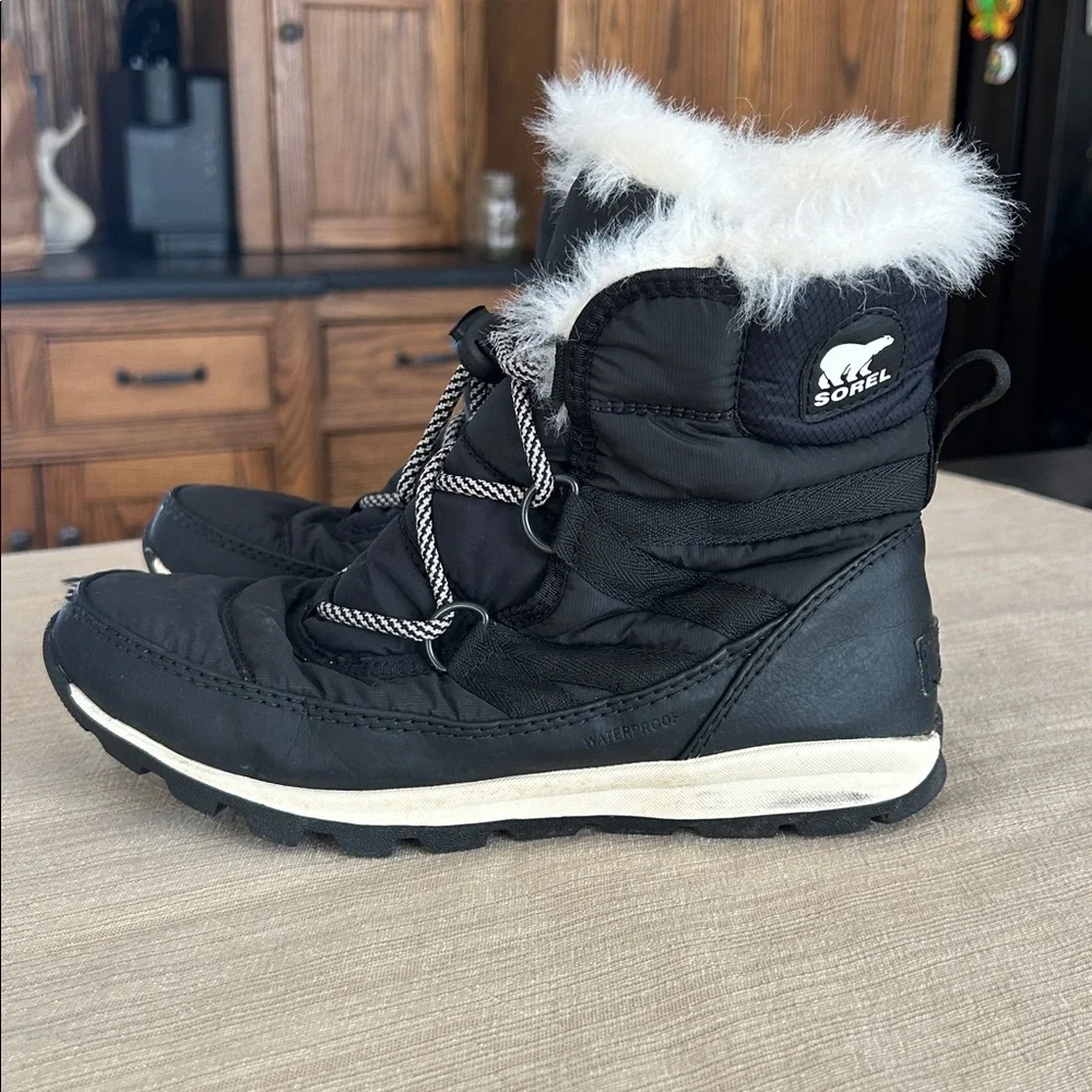 SOREL Whitney II Flurry Winter Boys Girls Children Kids Snow Boots Sz‎ 4